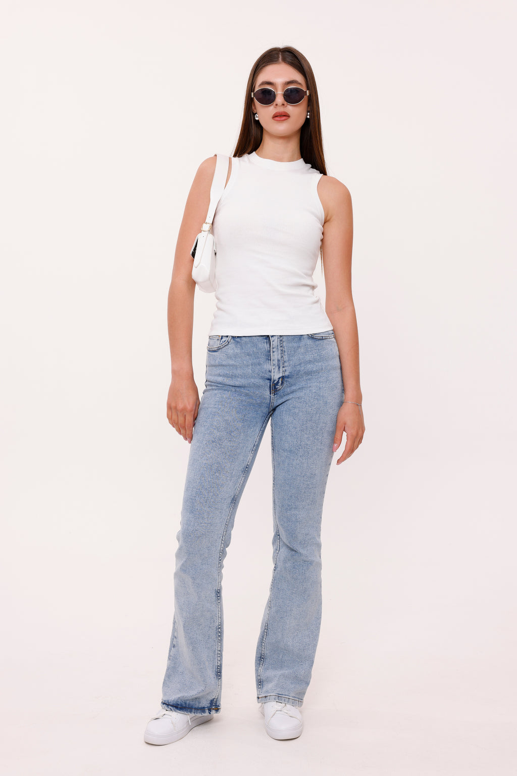 Kadın Halter Yaka Fitilli Bluz Ekru - SRT5003