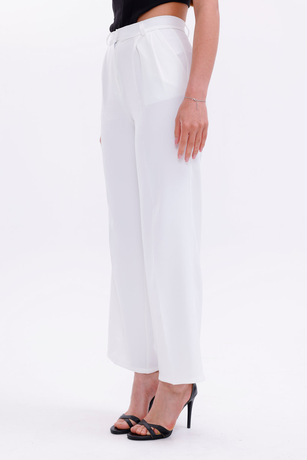Beyaz Palazzo Pantolon - Sarte Royal